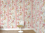 Papier peint CASSE-NOISETTE coloris Cassis