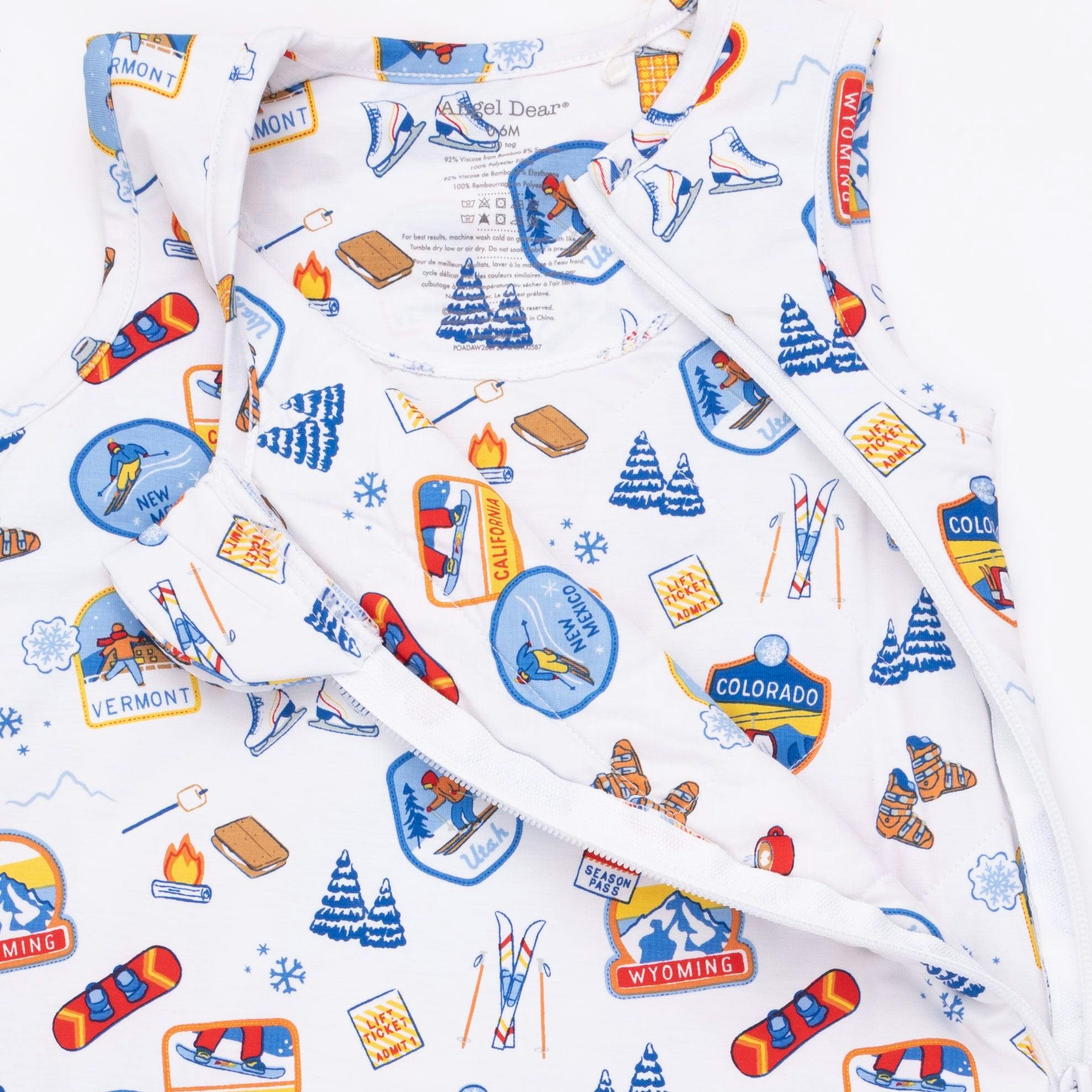Vintage Ski Patches - Sleep Bag