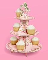 Garden Fairy Cupcake Tower - 3 tiered display
