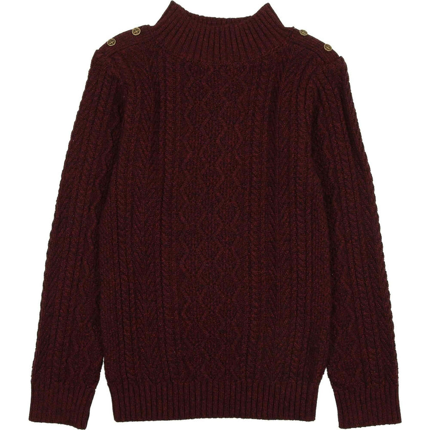 Marled Multi Knit Crew Fit Sweater