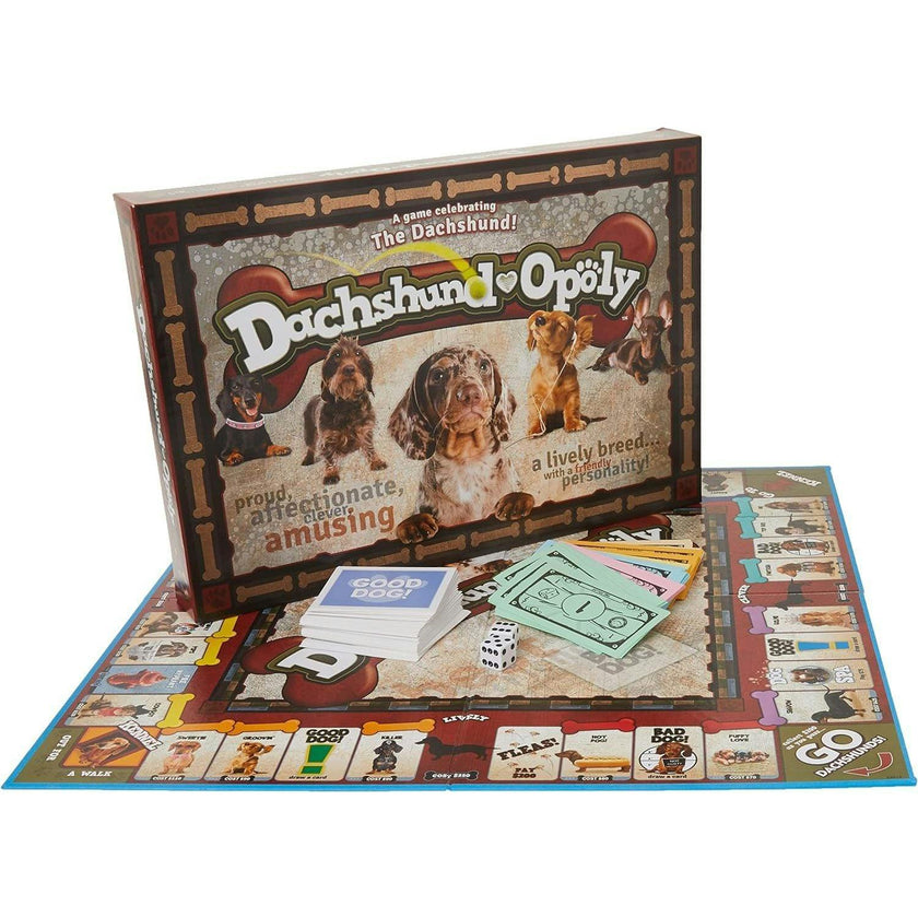 Late for the Sky Dachshund-Opoly Board Game