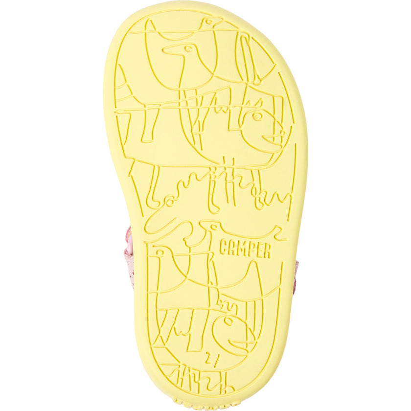 Bicho Dots Sandals, Pastel Pink
