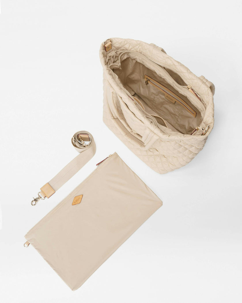 Sand Medium Metro Tote Deluxe