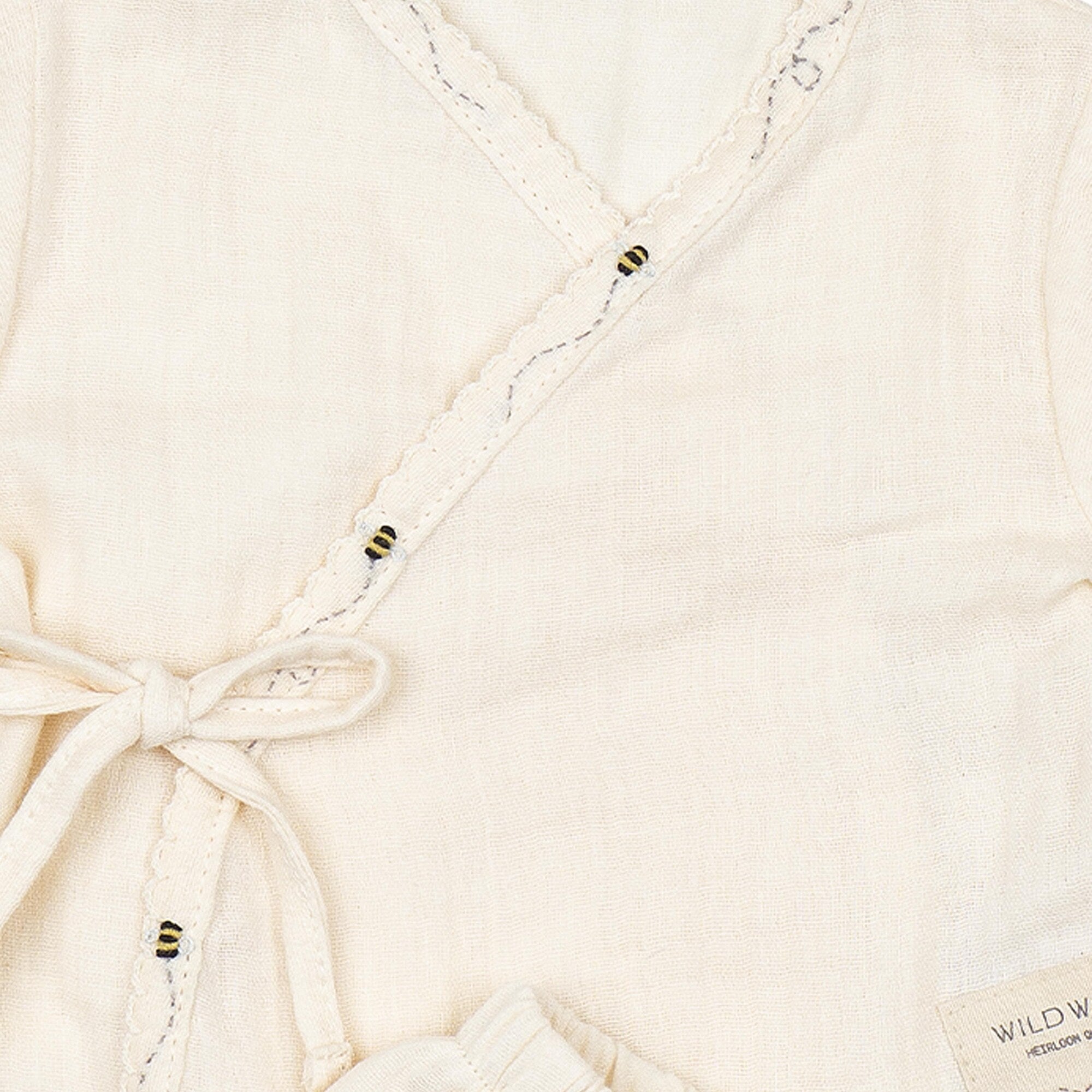 Gauze Three Piece Set, Cream