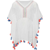 White Sherbet Tassel Cover Up