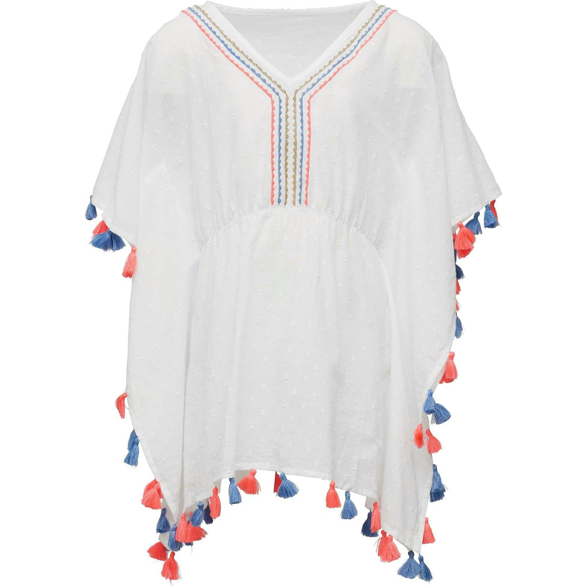 White Sherbet Tassel Cover Up