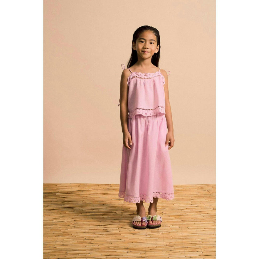 ISLA LACE SKIRT PINK