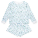 Janann Women's Sweatshirt Short Set SnowCapped Mountains