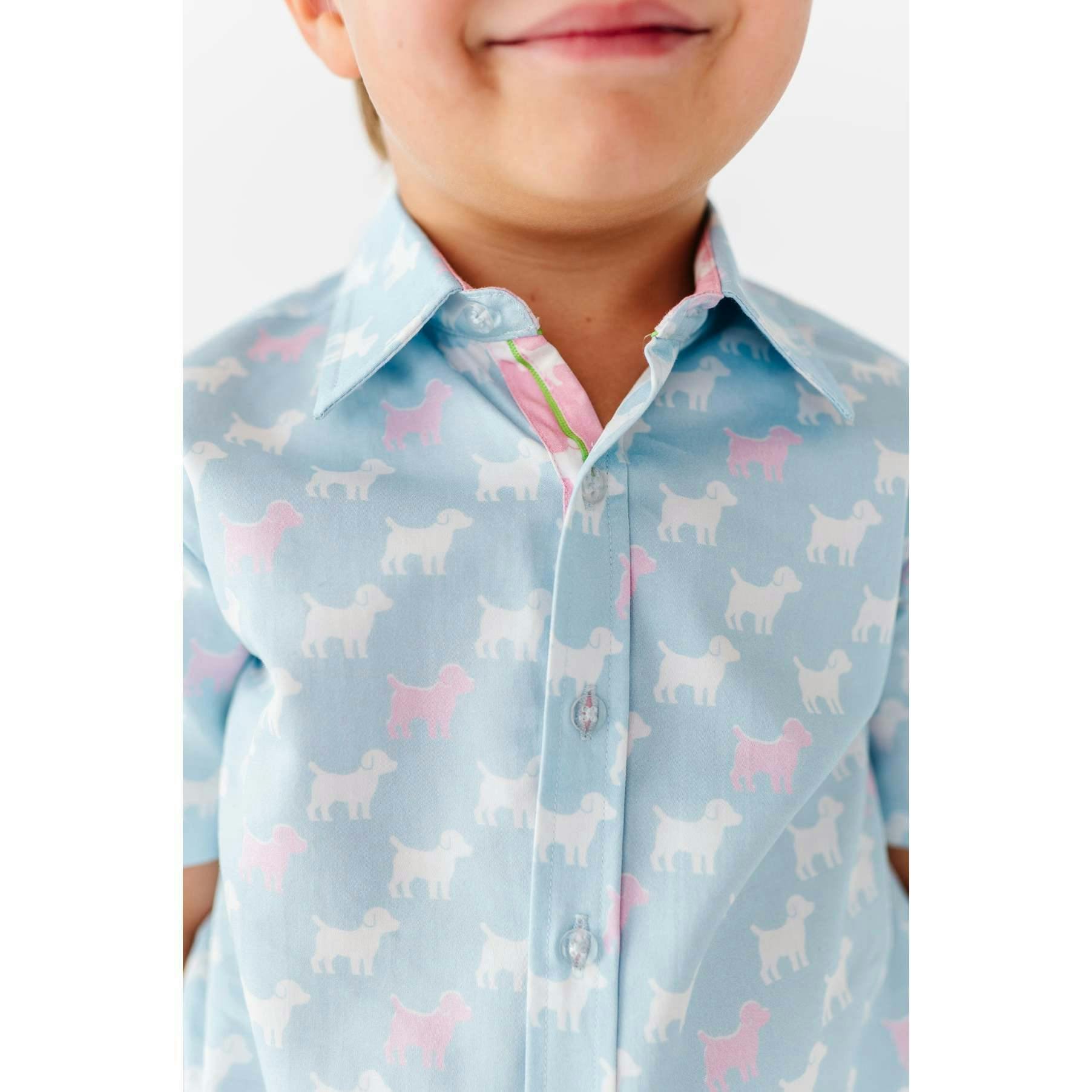 Puppies Shirt in Short Sleeves