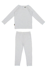 Box Design Raglan Sleeve Top & Pant Set