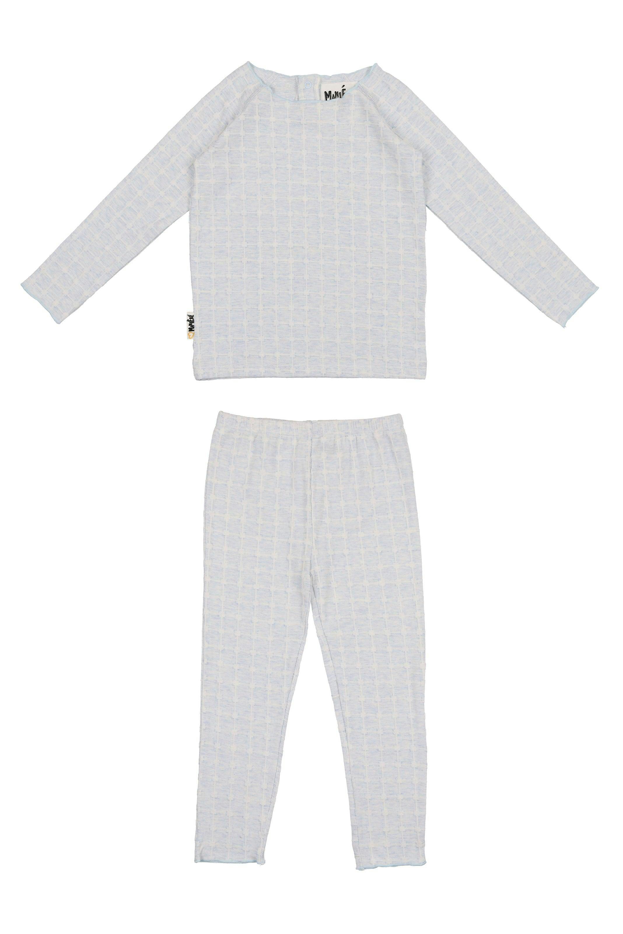 Box Design Raglan Sleeve Top & Pant Set