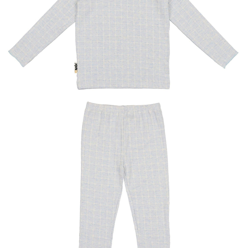 Box Design Raglan Sleeve Top & Pant Set
