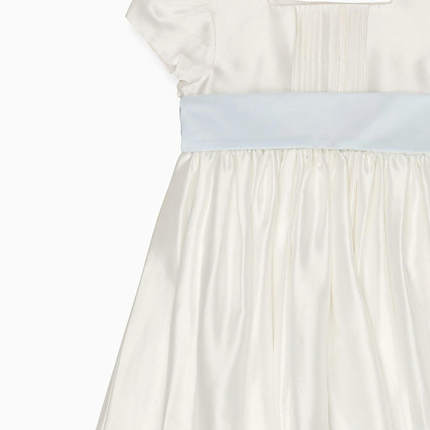Ivory Emilie Silk Ceremony Girl Dress