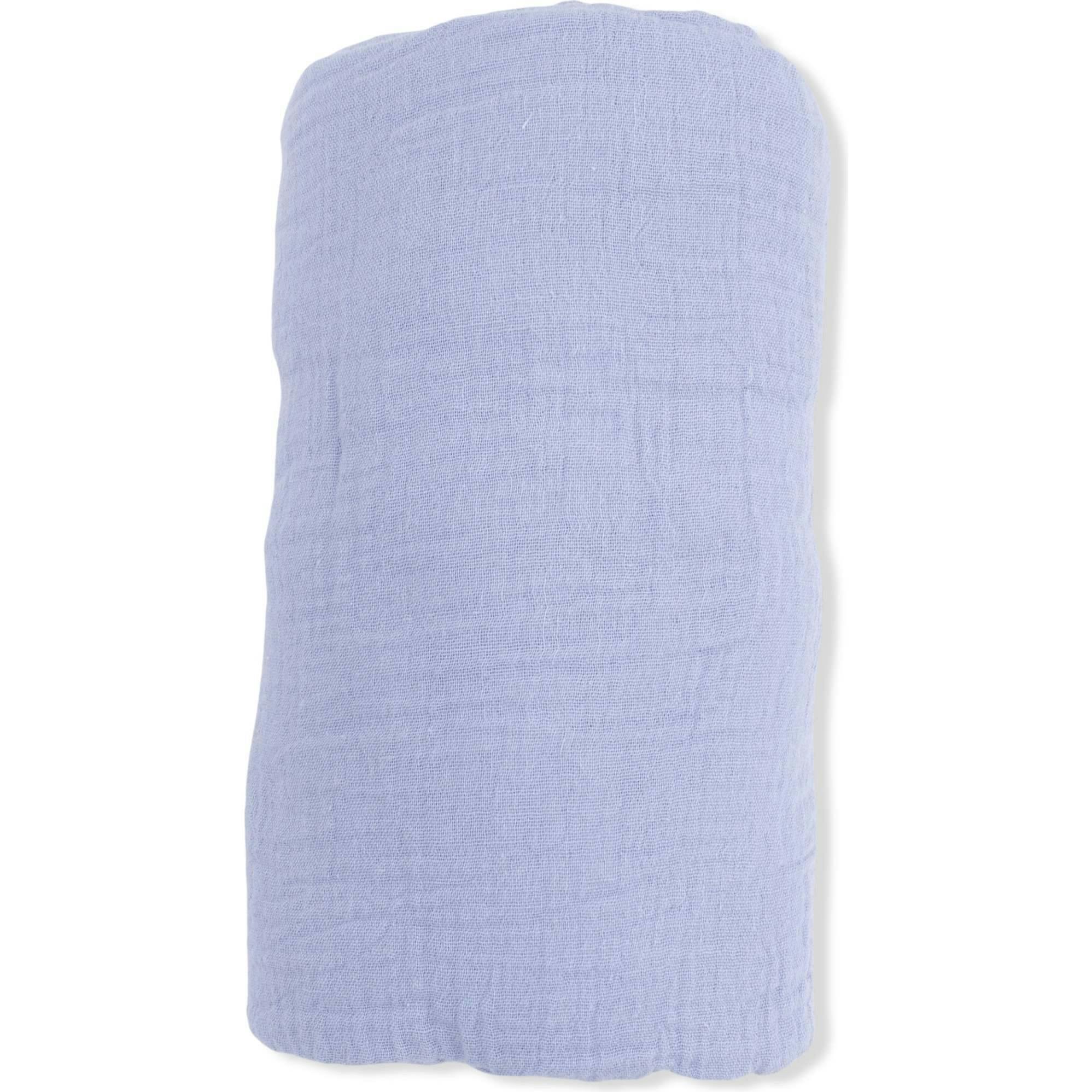 Solid Muslin Blue Blizzard - Swaddle Blanket