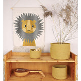 Hand-Woven Fringed Wall Hanging