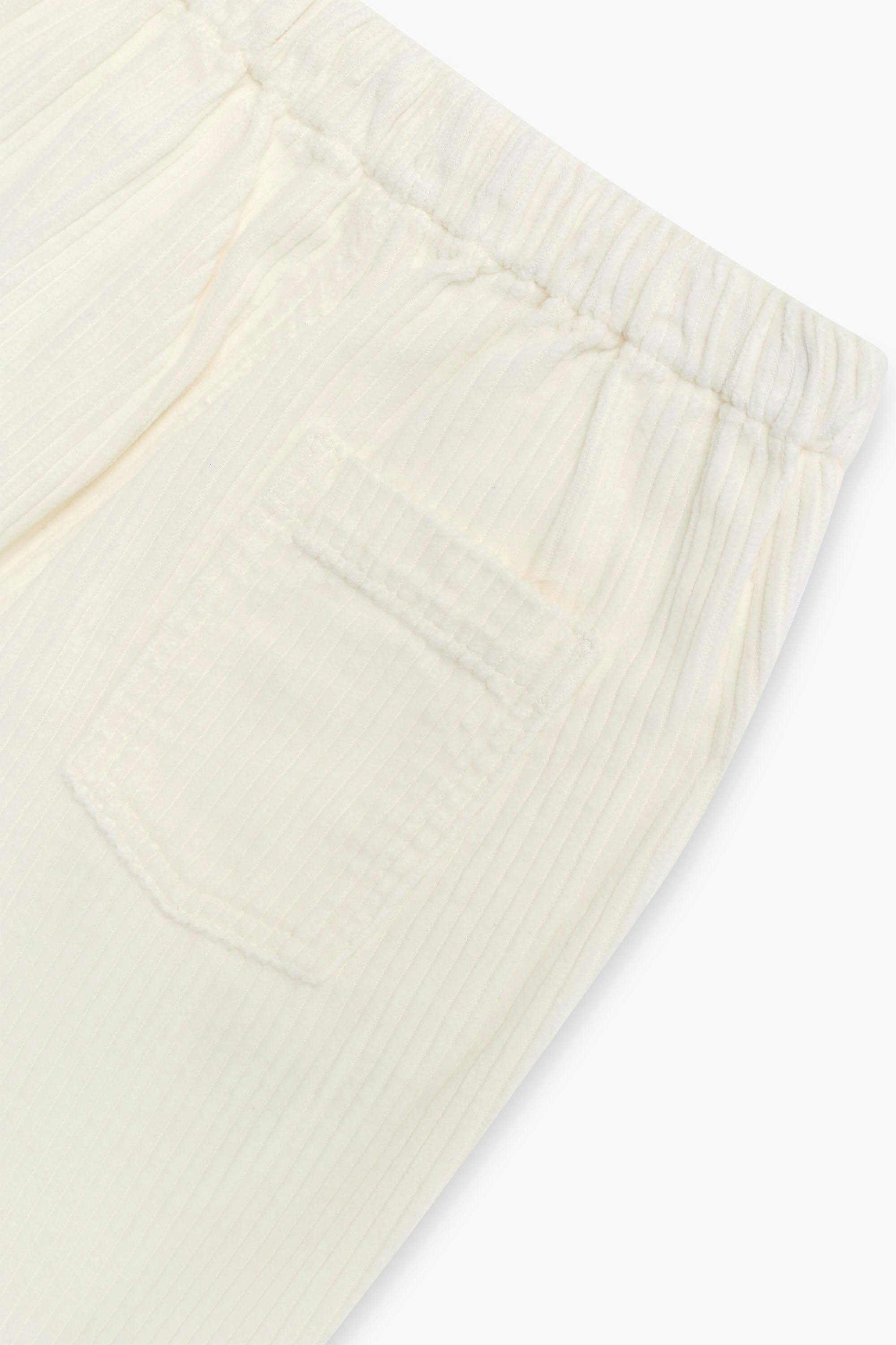 Elio Corduroy Trouser Whisper White