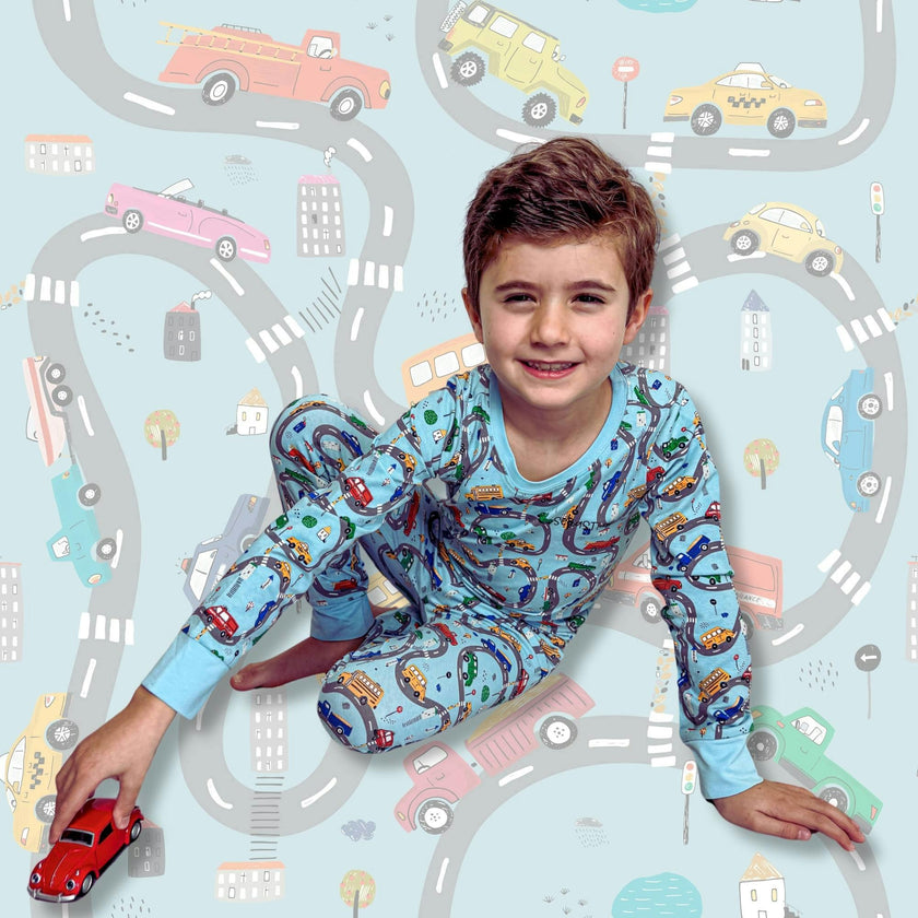 Print Long Sleeve Pajamas