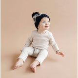 Diamond Faire Isle Hat, Navy