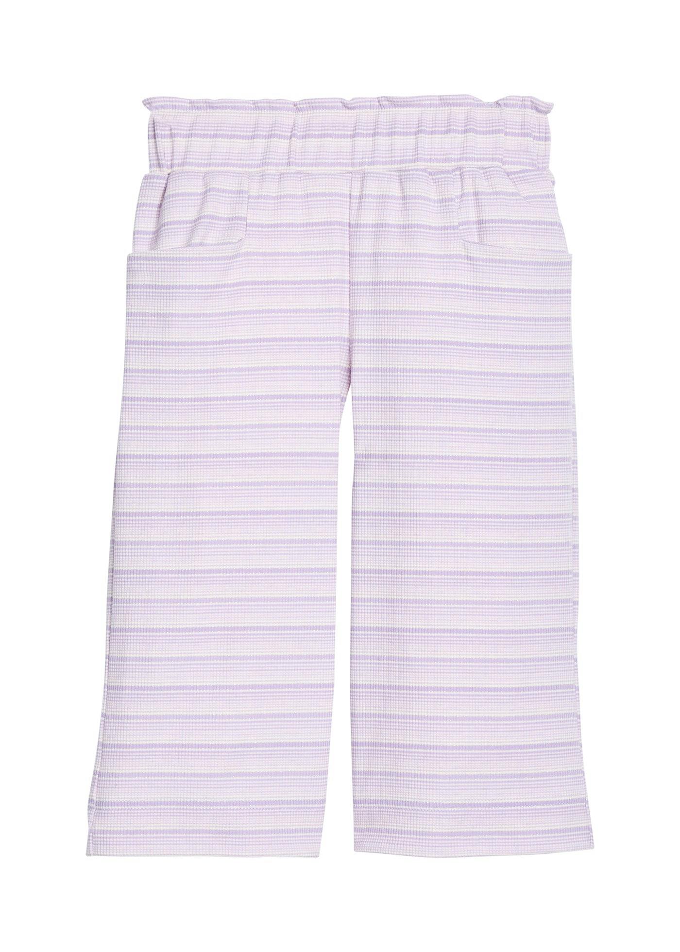 Palazzo Pants - Lavender Sparkle Stripe
