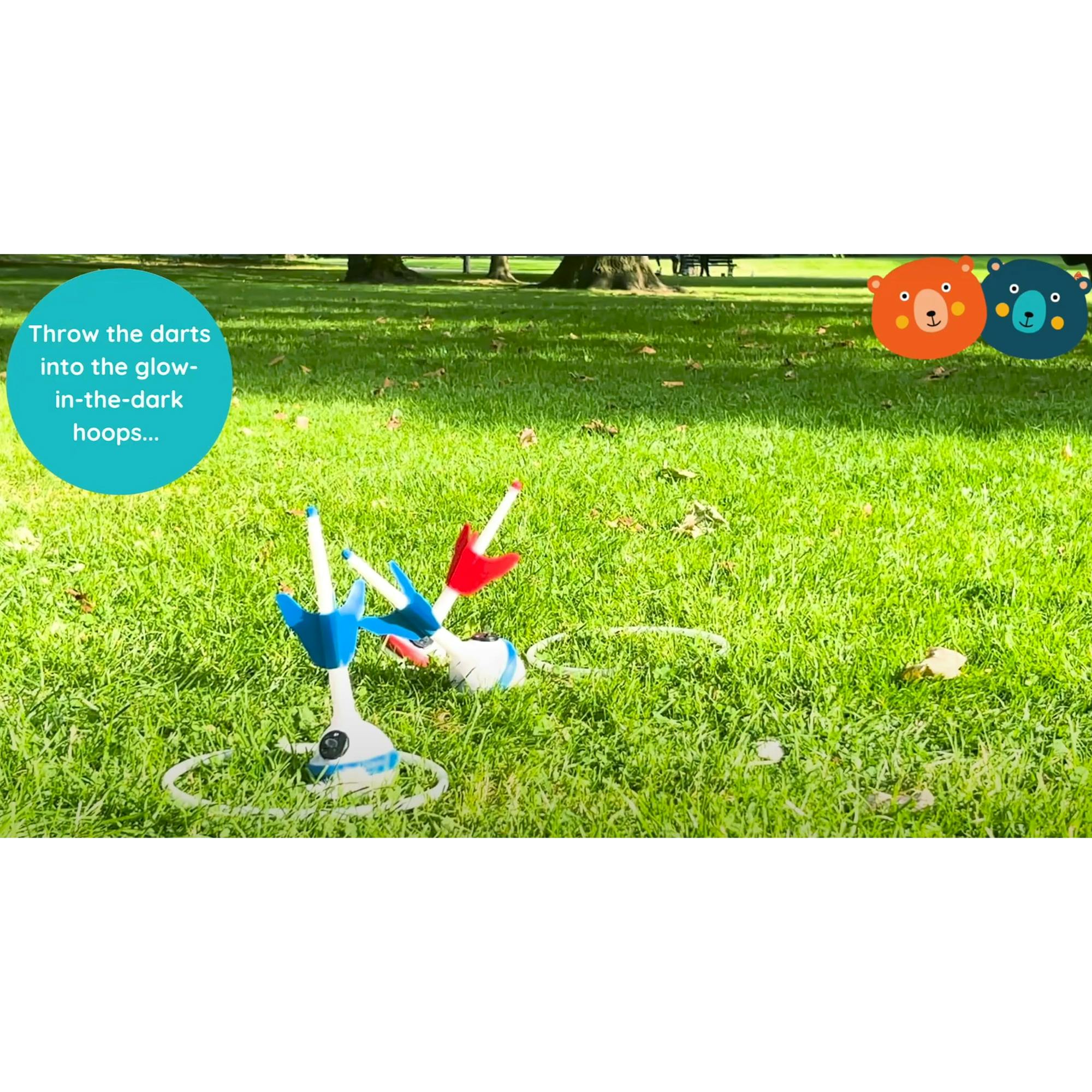 Deluxe Light-Up Lawn Darts