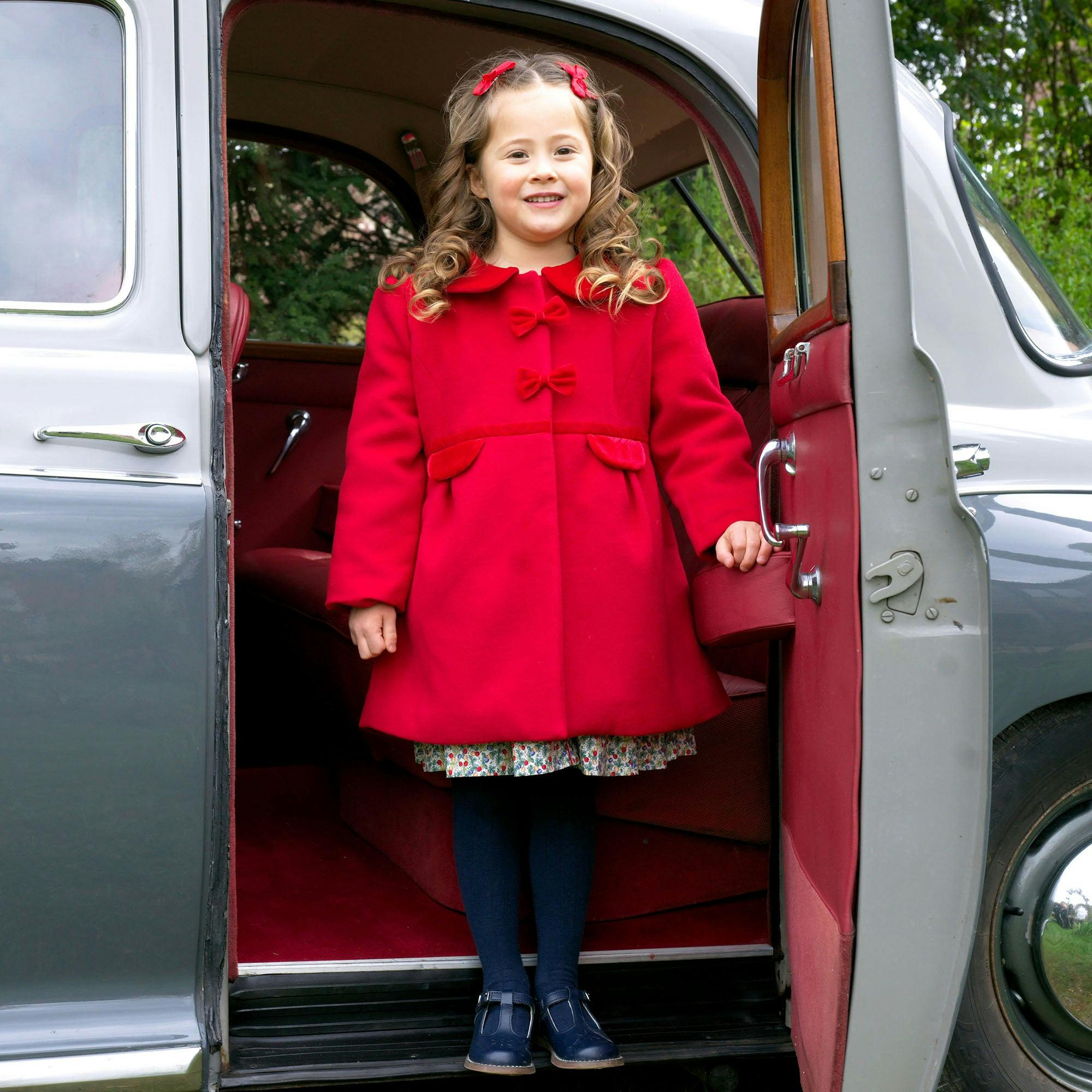 Red Bow Coat