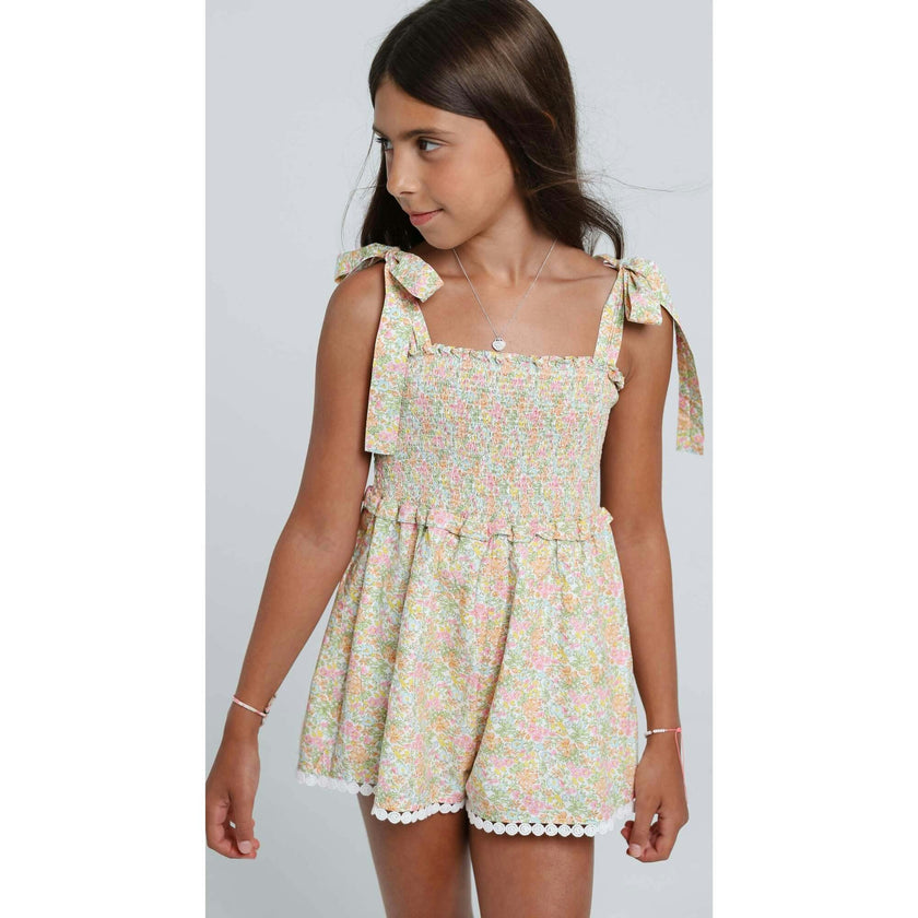 Shellona Romper in Garden Sorbet