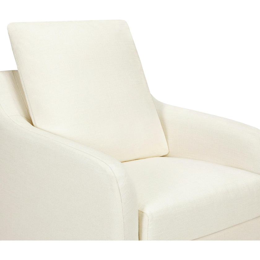 Reese Eco-Linen Slip Cover Swivel Glider