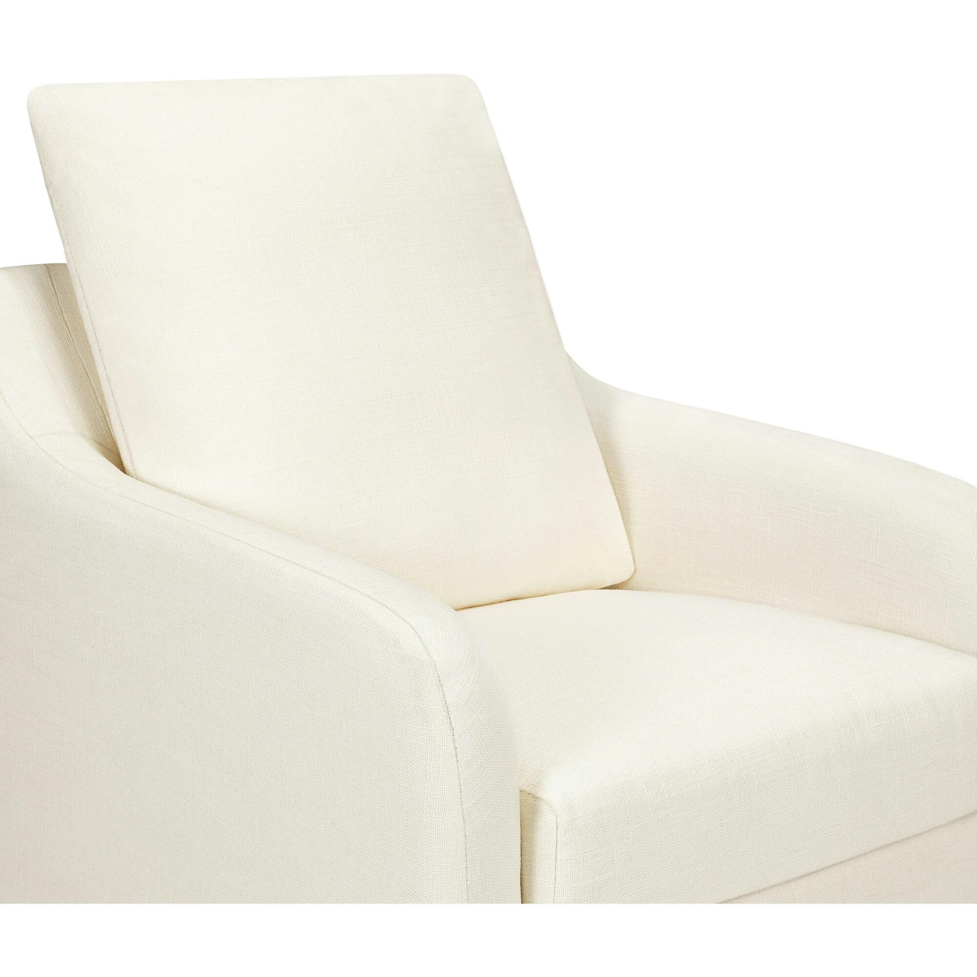 Reese Eco-Linen Slip Cover Swivel Glider
