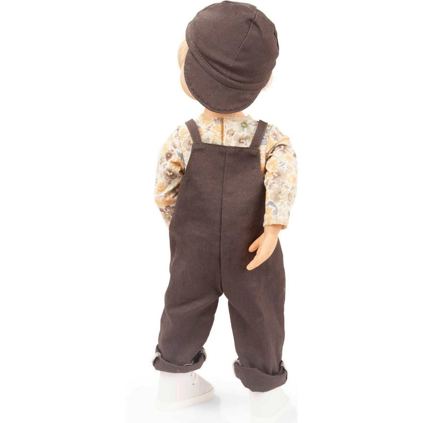 Little Kidz Max 14" Multi-Jointed Standing Doll with Blonde Hair to Wash and Style