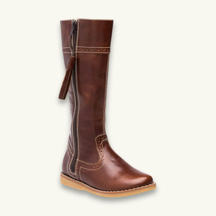 Elephantito Riding Boot | Brown Leather