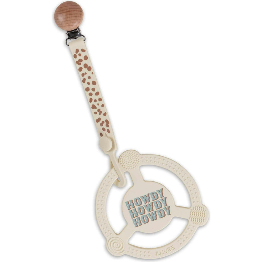 JuJuBe × Studio Oh! Silicone Teether Ring With Detachable Clip