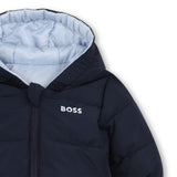 Pale Blue Baby Puffer Jacket