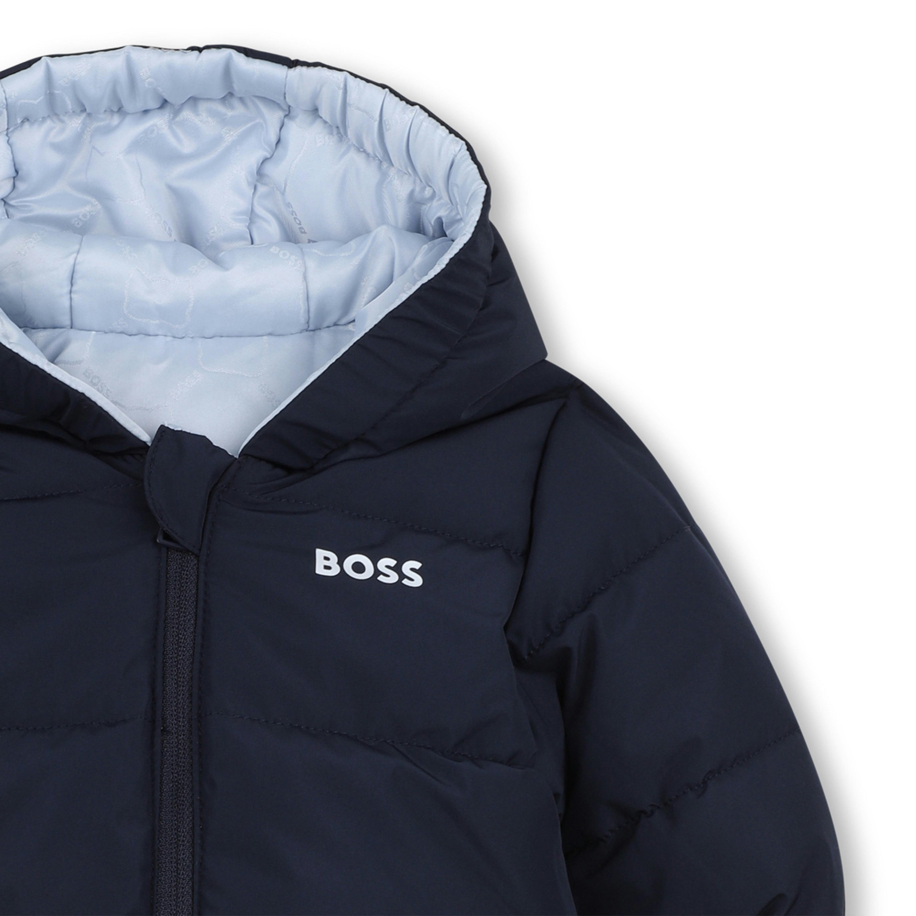 Pale Blue Baby Puffer Jacket