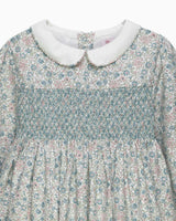 Lina Floral Smocked Dress