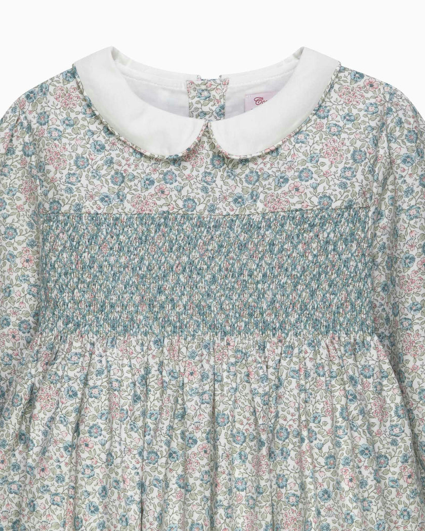 Lina Floral Smocked Dress