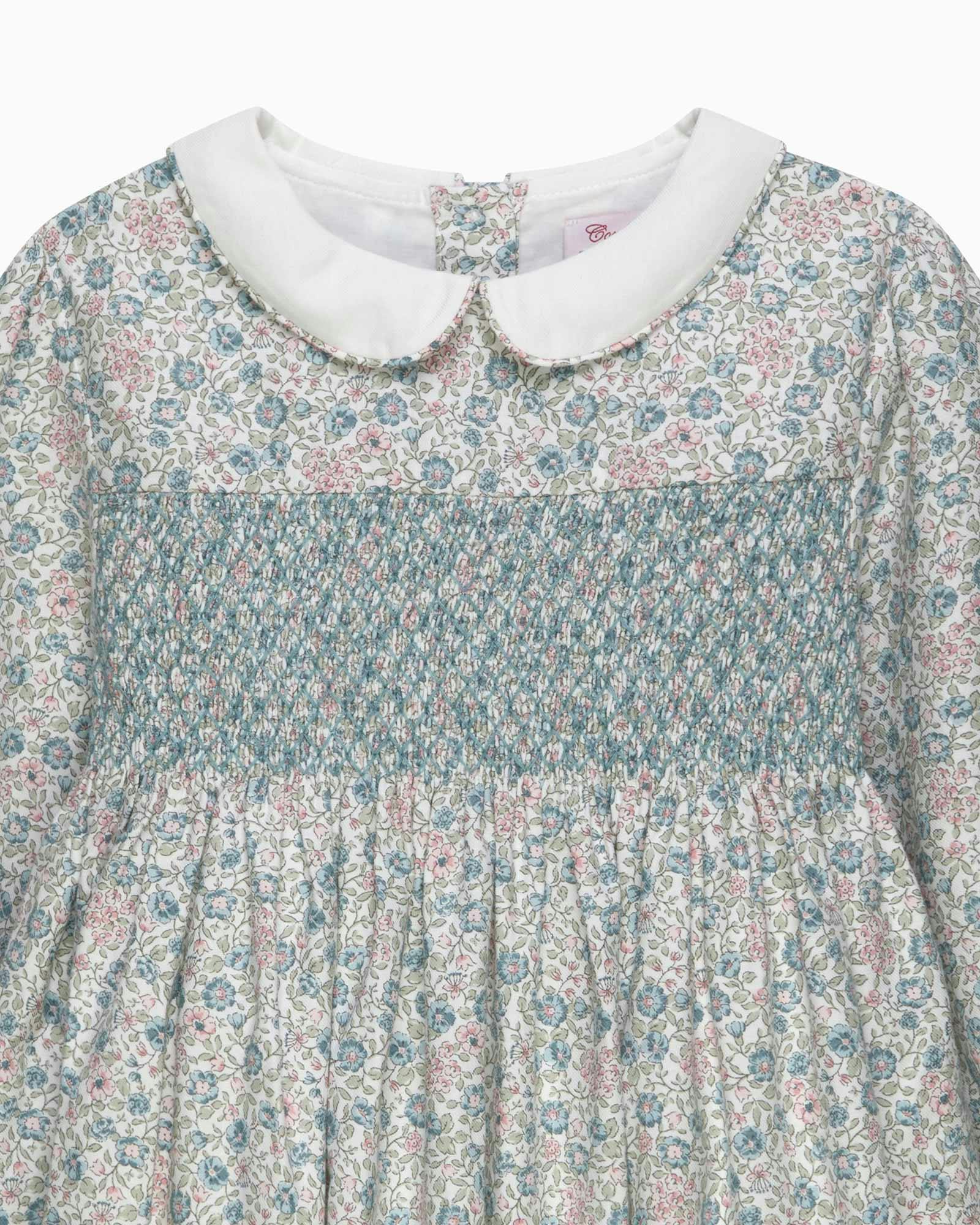 Lina Floral Smocked Dress