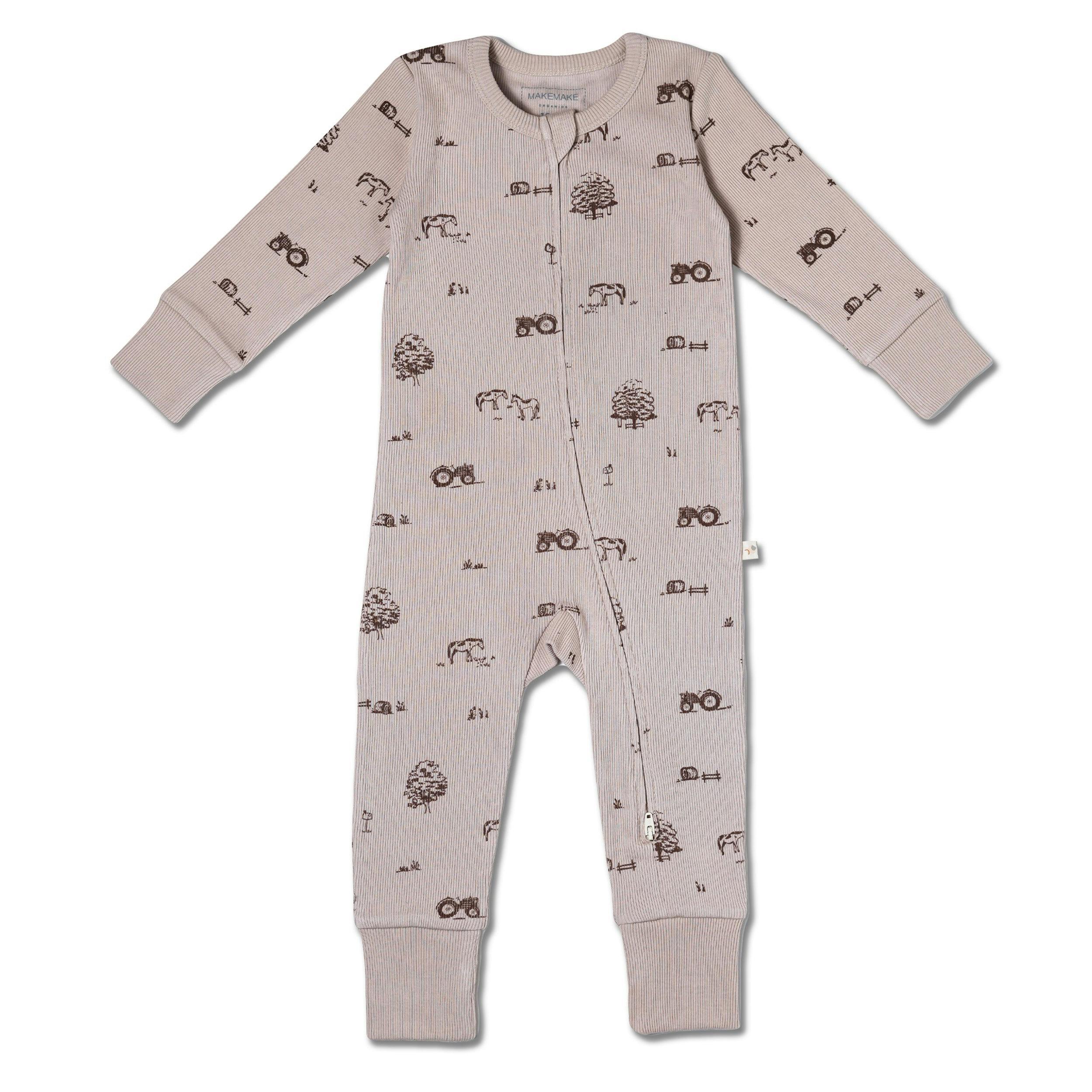 Organic 2-Way Zip Romper