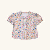 Ruffle Button Down Blouse