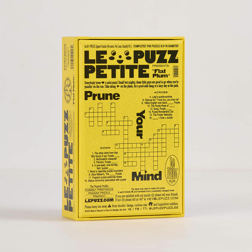 Flat Plum Puzzle