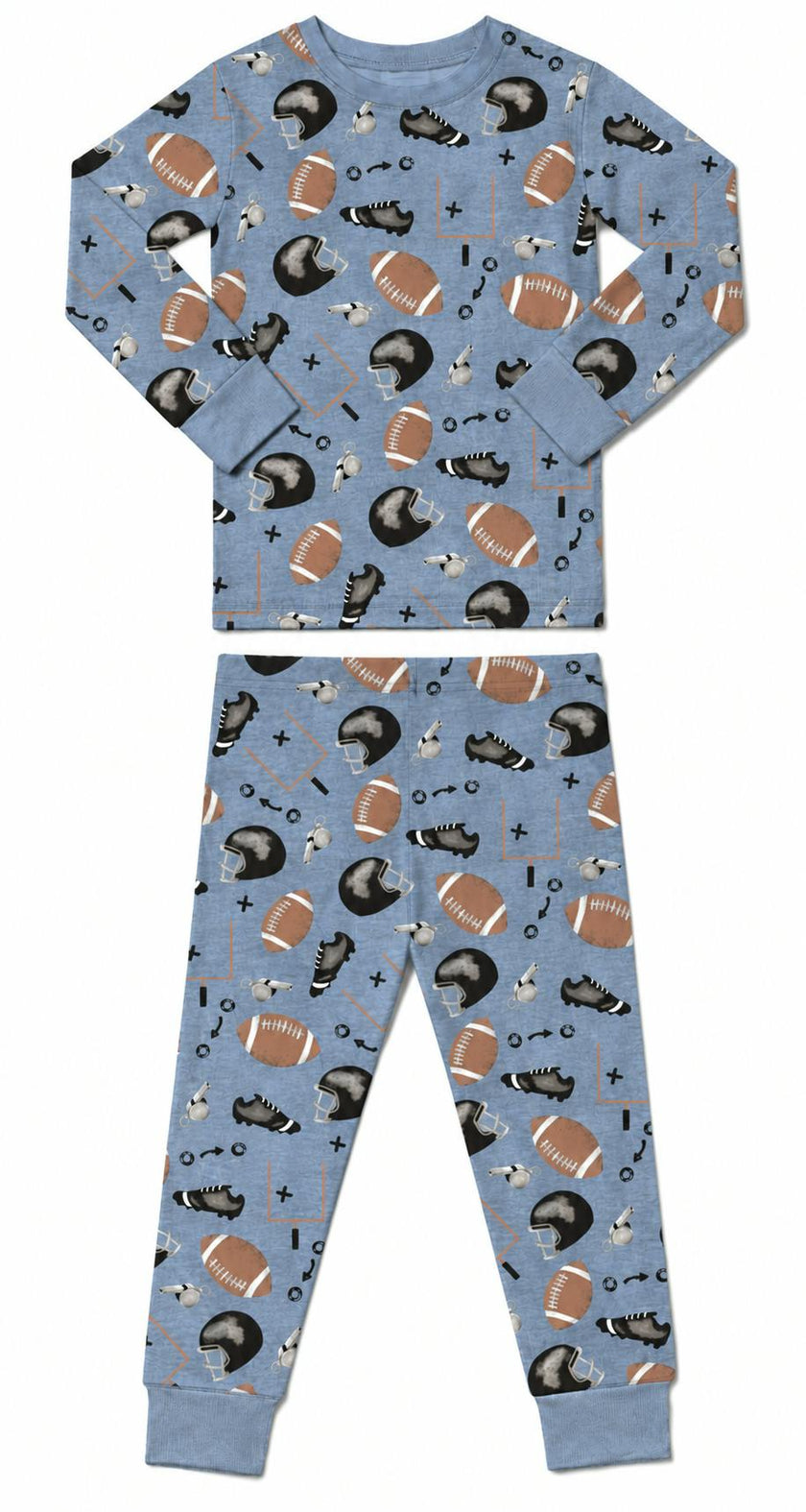 Kids Pajamas - Football Playbook