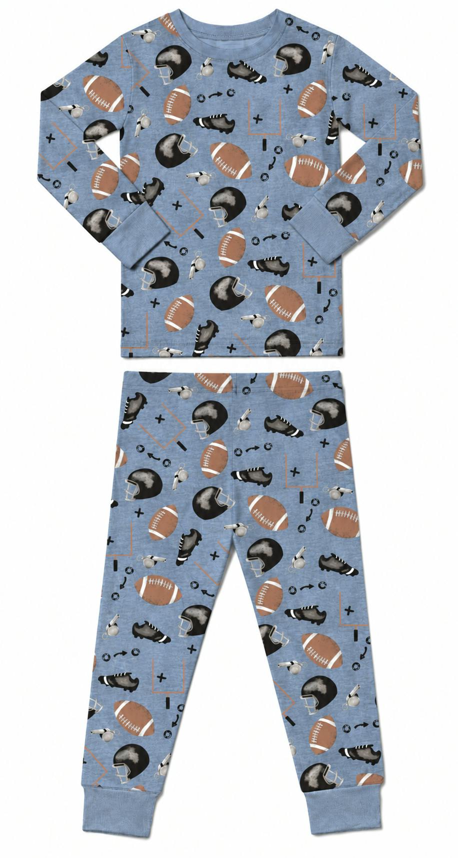 Kids Pajamas - Football Playbook