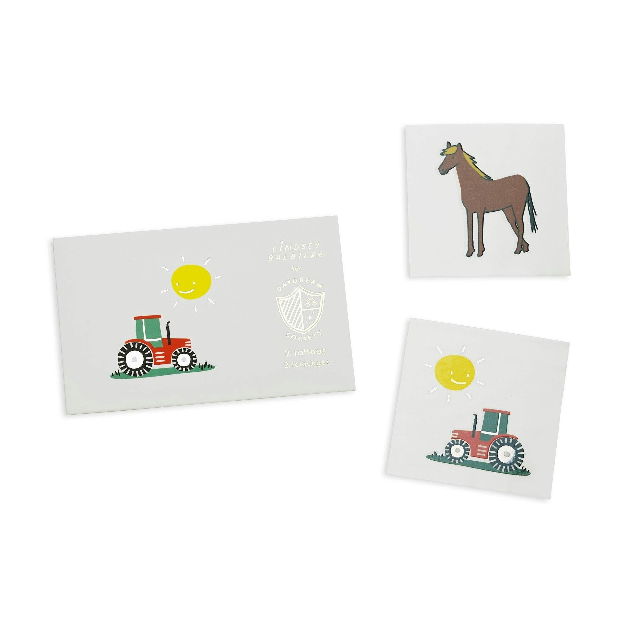 On the Farm  Temporary Tattoos