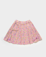 Ruth Skirt - Emma Floral Purple print