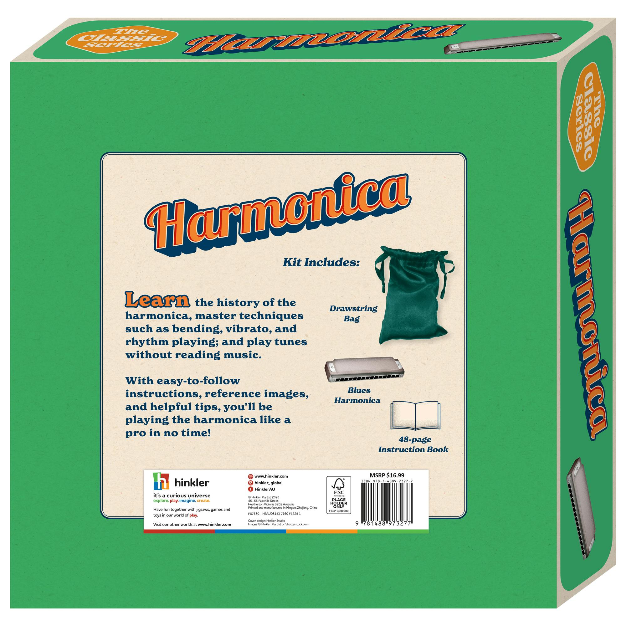 Hinkler: Retro Box - Harmonica