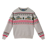Big Kid Boys Fair Isle Sweater | Christmas Tree Cars