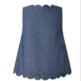 Chambray Scalloped Set