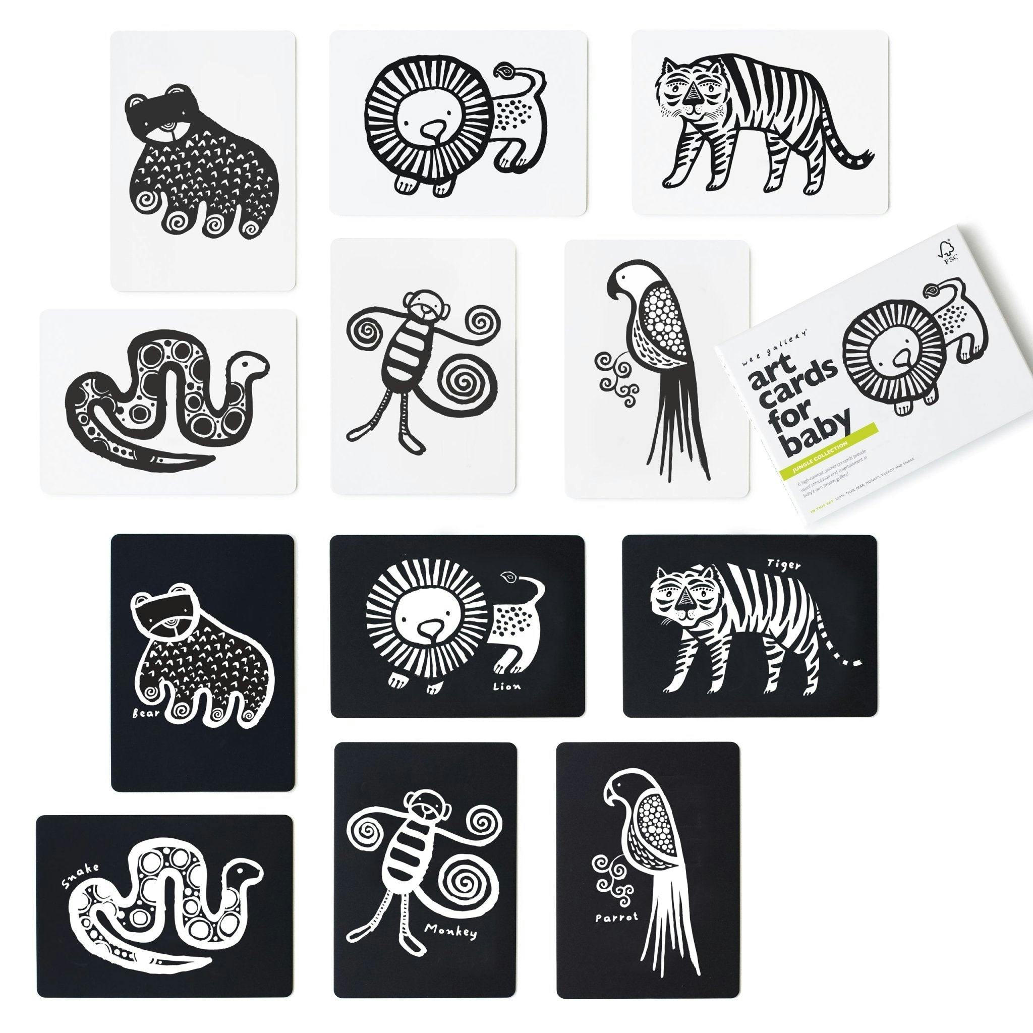 Jungle Art Cards for Baby