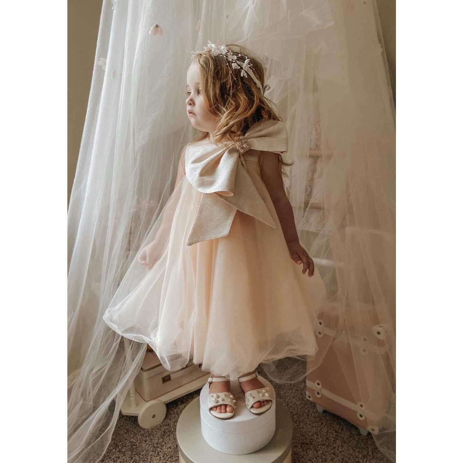 Jackie Peach Dress