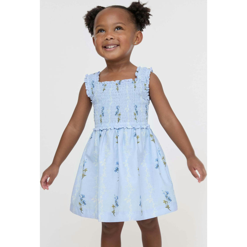 The Baby Nora Nap Dress - Bluebell Waltz