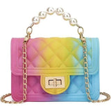 Mini Tie Dye Coco & Pearls Purse